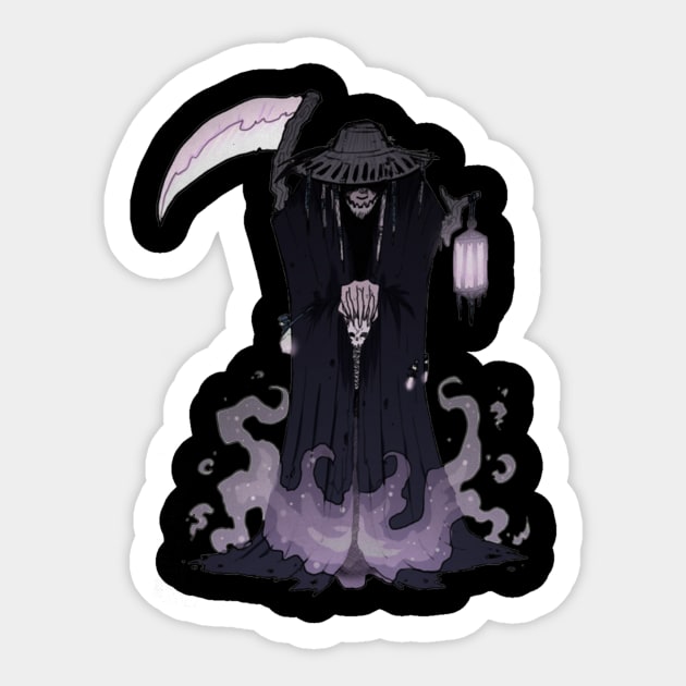 The Reaper Sticker by dhapiart